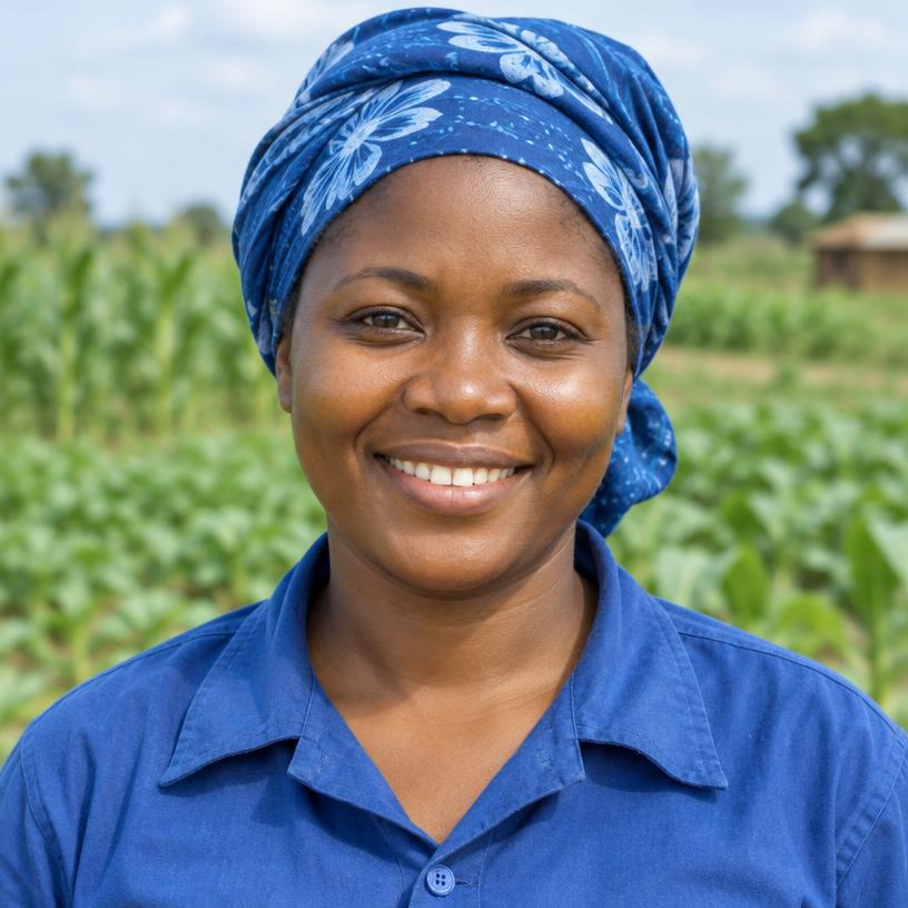 Fatima Bello — illustrative farmer portrait